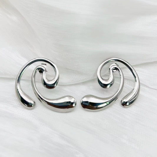 Modern Spiral Earrings