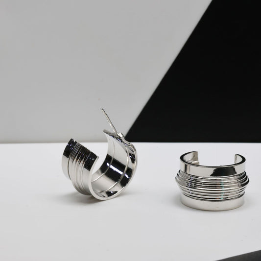 Modern Striped Earrings