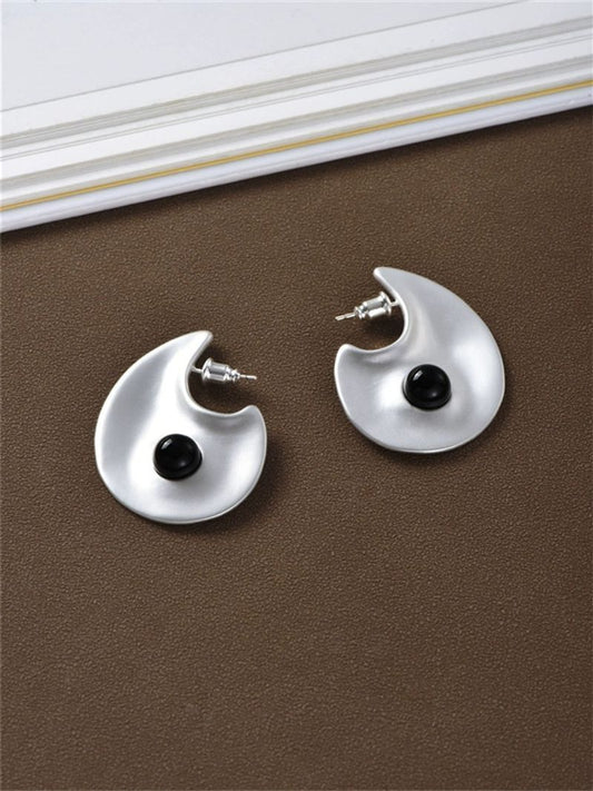 Modern Yin Yang Earrings