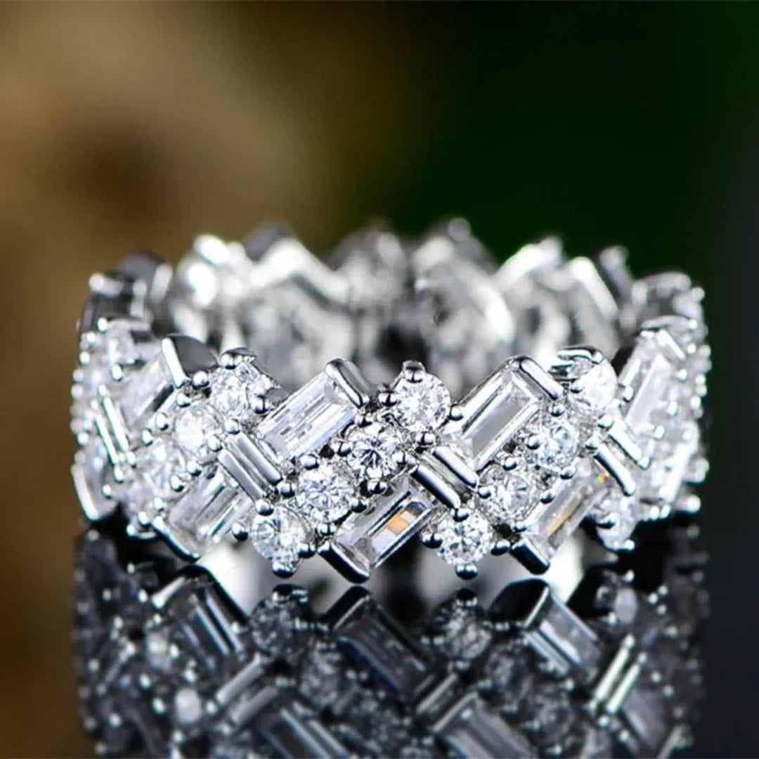Spark Silvered Ring