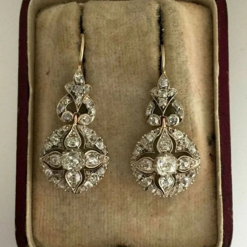 Vintage Eternal Shine Statement Earrings