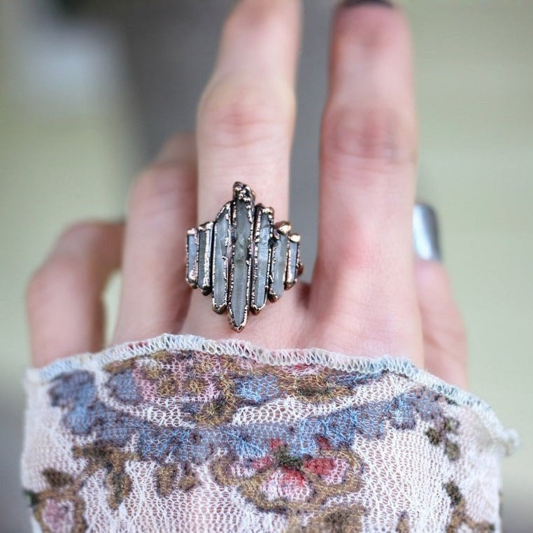 Vintage Cluster Statement Ring