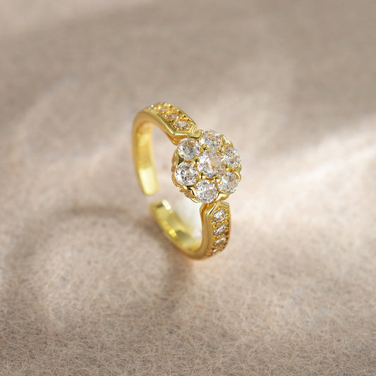 Floral Cluster Ring