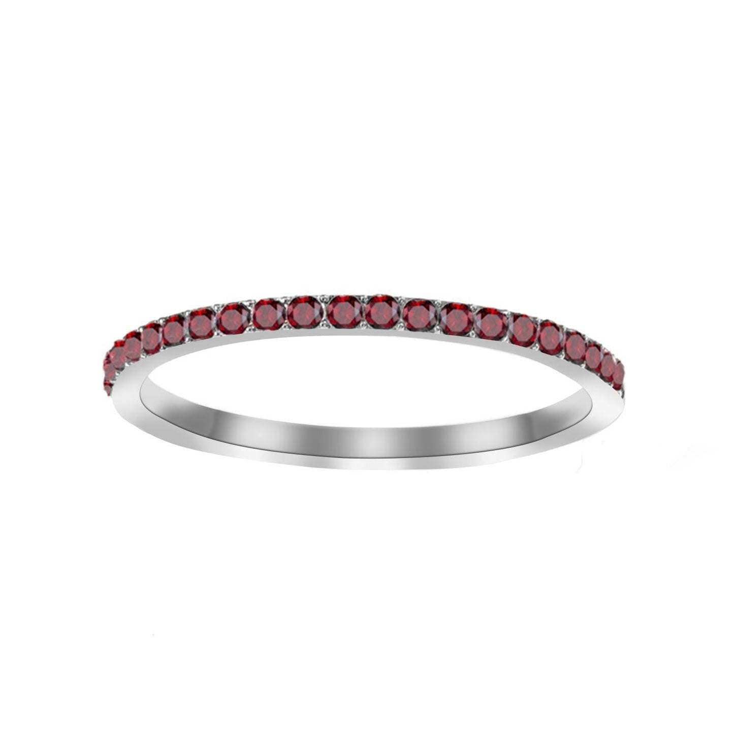 Soraya White Gold Rubelite Ring