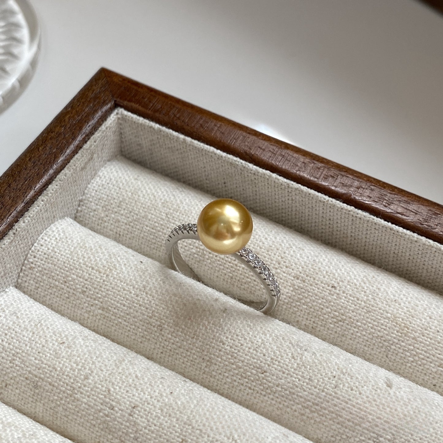Prachtige Parel Ring met unieke stijl