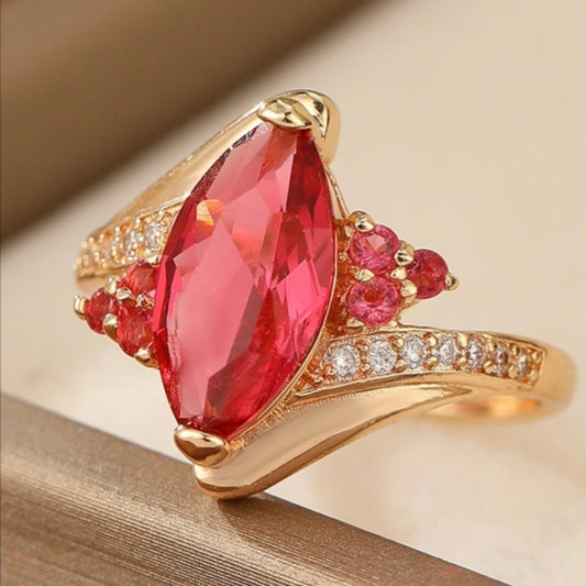Ruby Flame Ring