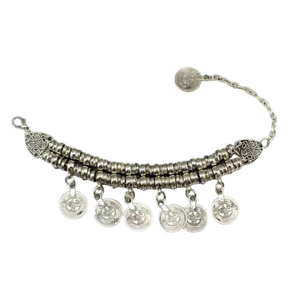 Handgemaakte vintage Gouden Armband