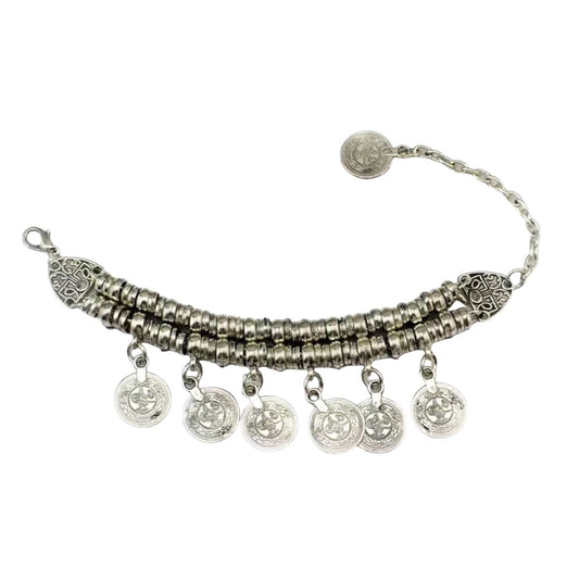 Handgemaakte vintage Gouden Armband