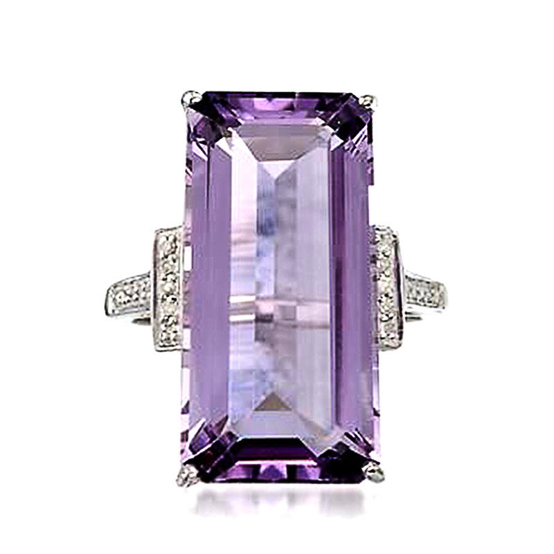 Elegant Twilight Amethyst Ring
