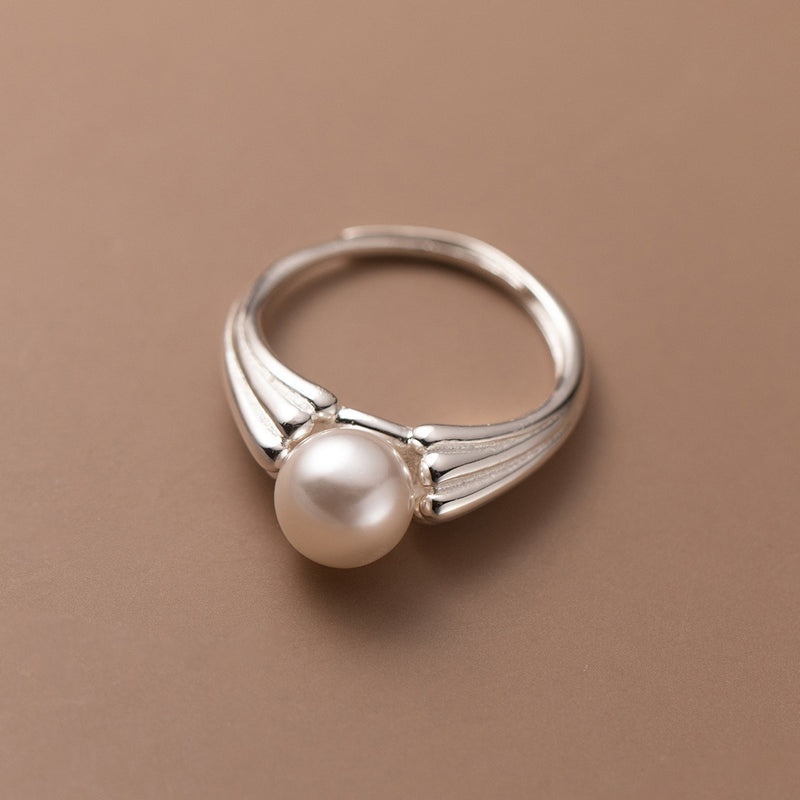 Prachtige Parel Ring met unieke stijl