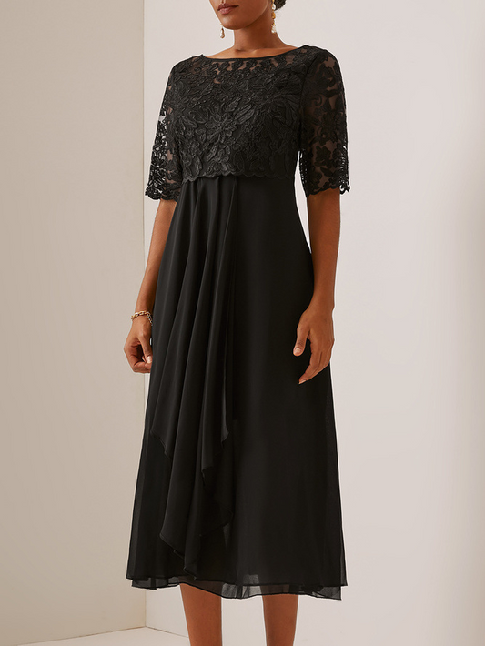 LD | Klassieke en comfortabele winterjurk van Saffron