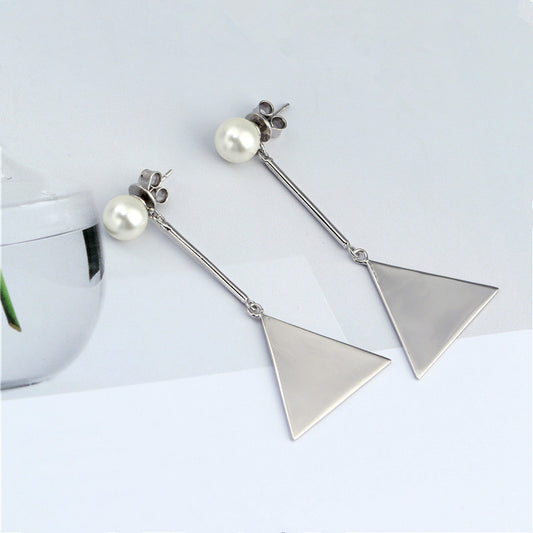 Prachtige Parel Oorbel met unieke stijl