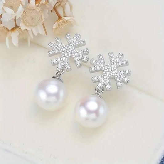 Prachtige Parel Oorbel met unieke stijl