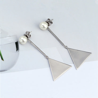 Prachtige Parel Oorbel met unieke stijl