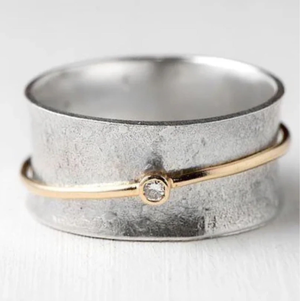 Vintage Gold Bead Ring