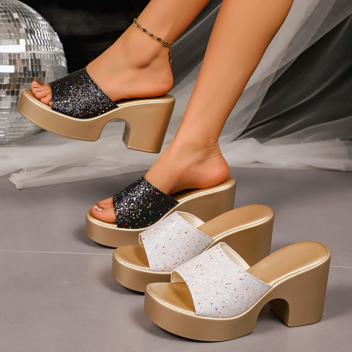 Chique Orthopedische Hakken met Uniek Ontwerp