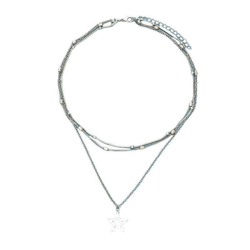 Elegant Starlight Layered Necklace