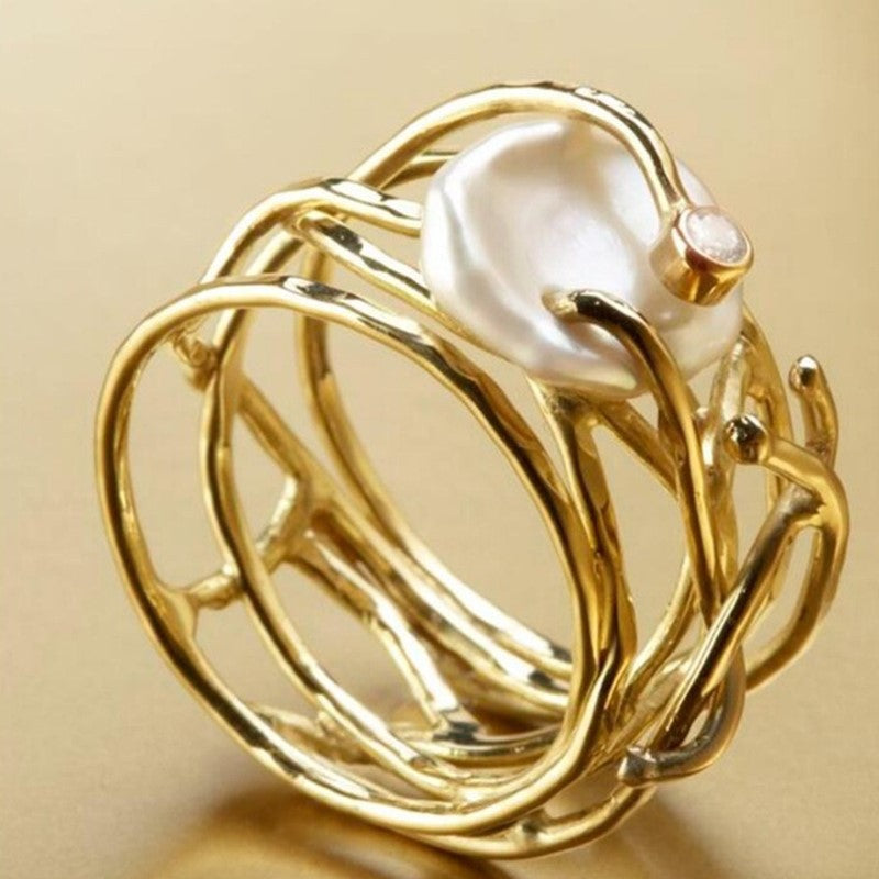 Elegante Parel Ring voor elke gelegenheid