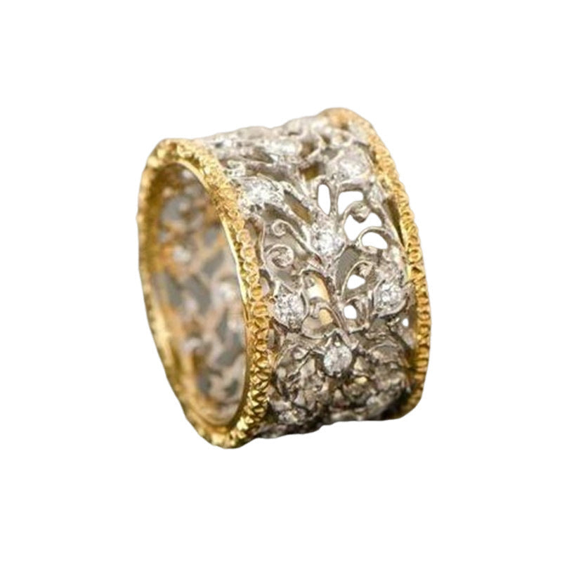 Elegant Dualtone Grace Ring