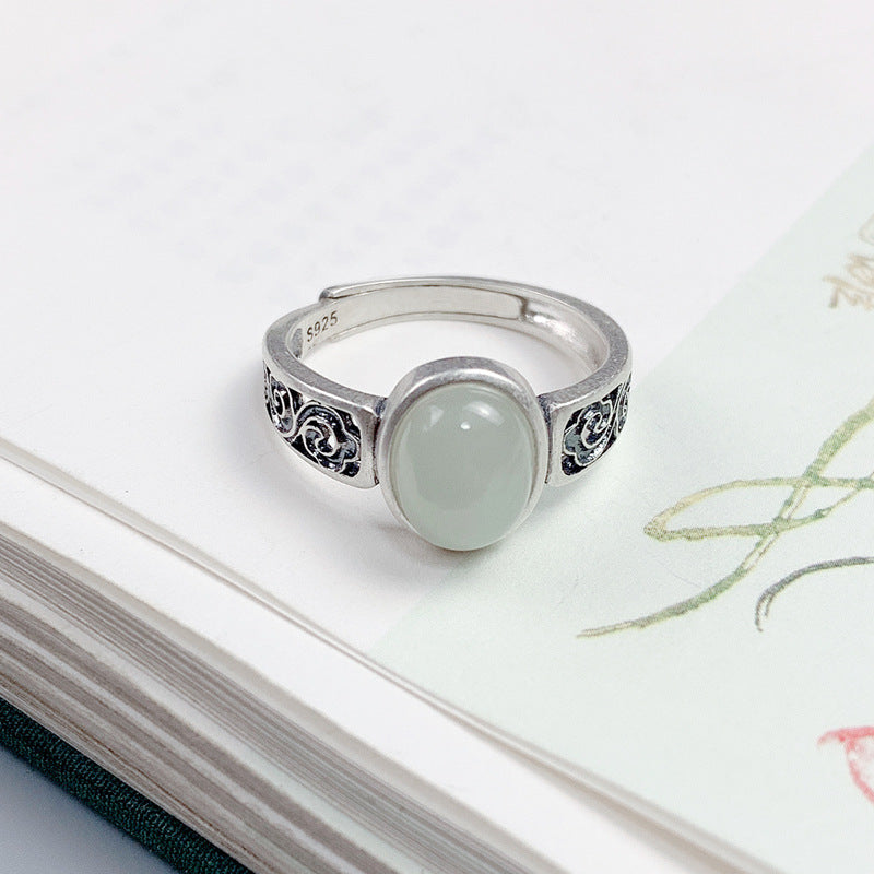 Prachtige Zilveren Ring met unieke stijl