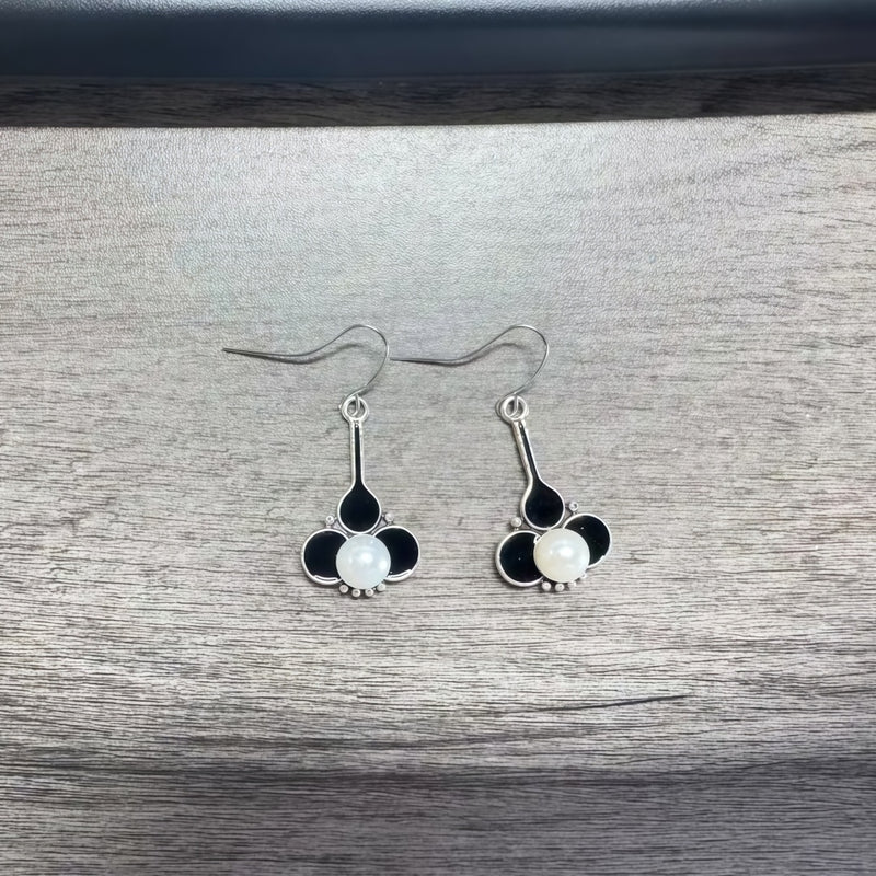 Prachtige Parel Oorbel met unieke stijl