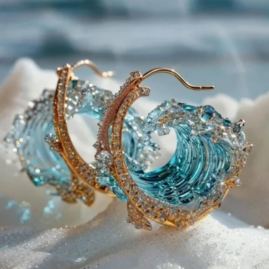 Ocean Wave Earrings