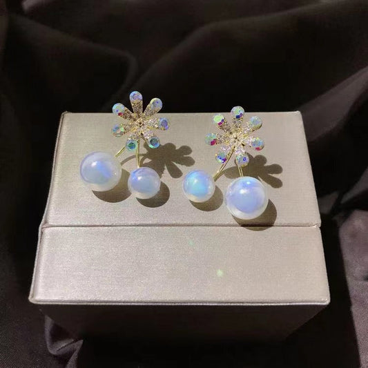 Opalescent Flower Earrings