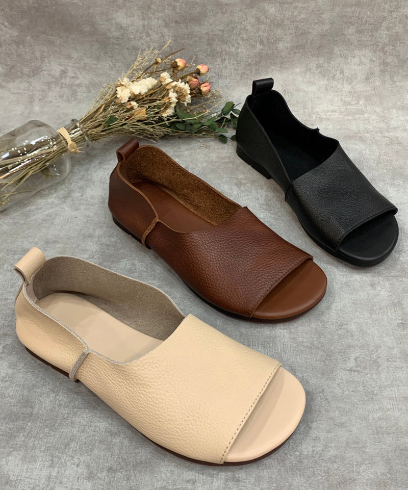 LD Minimalistische open teen slippertjes