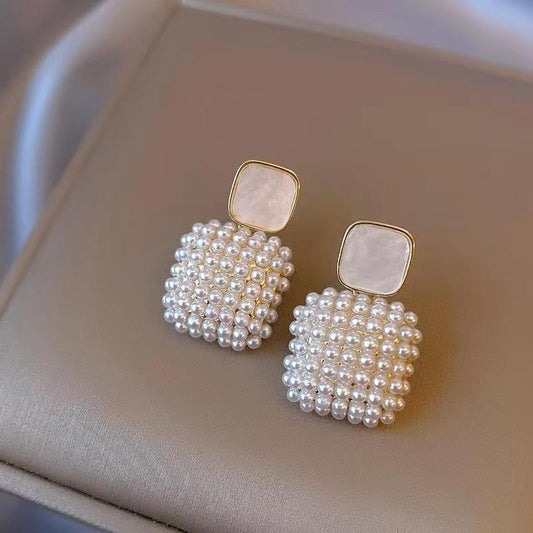 Pearl Quartz Earrings