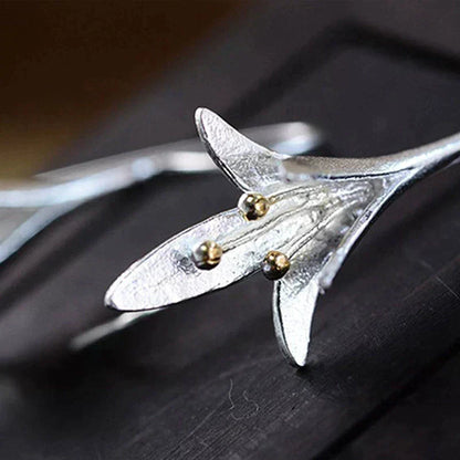 Delicaat ambachtelijke Zilveren Oorbel