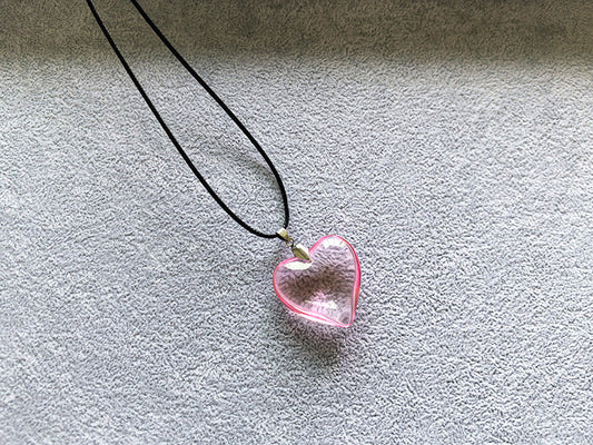 Pink Heart Necklace