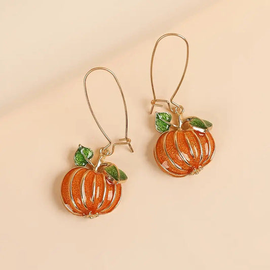 Pumpkin Drop Earrings