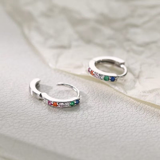 Rainbow Crystal Earrings