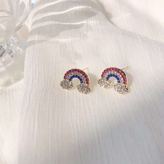 Rainbow Crystal Earrings