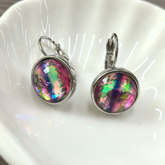 Rainbow Crystal Earrings