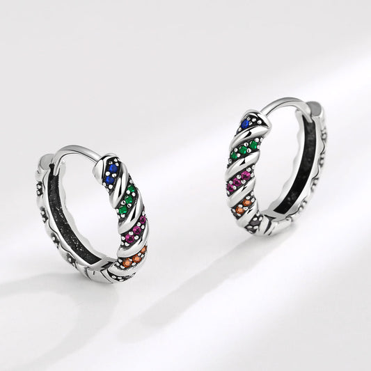 Rainbow Gemstone Earrings