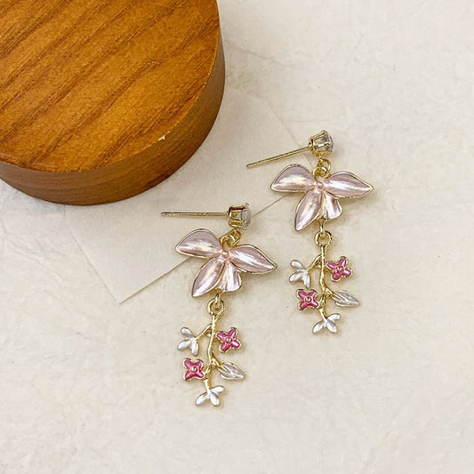 Romantic Flower Drop Earrings
