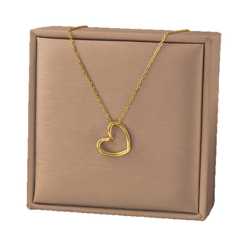 Romantic Gold Heart Necklace
