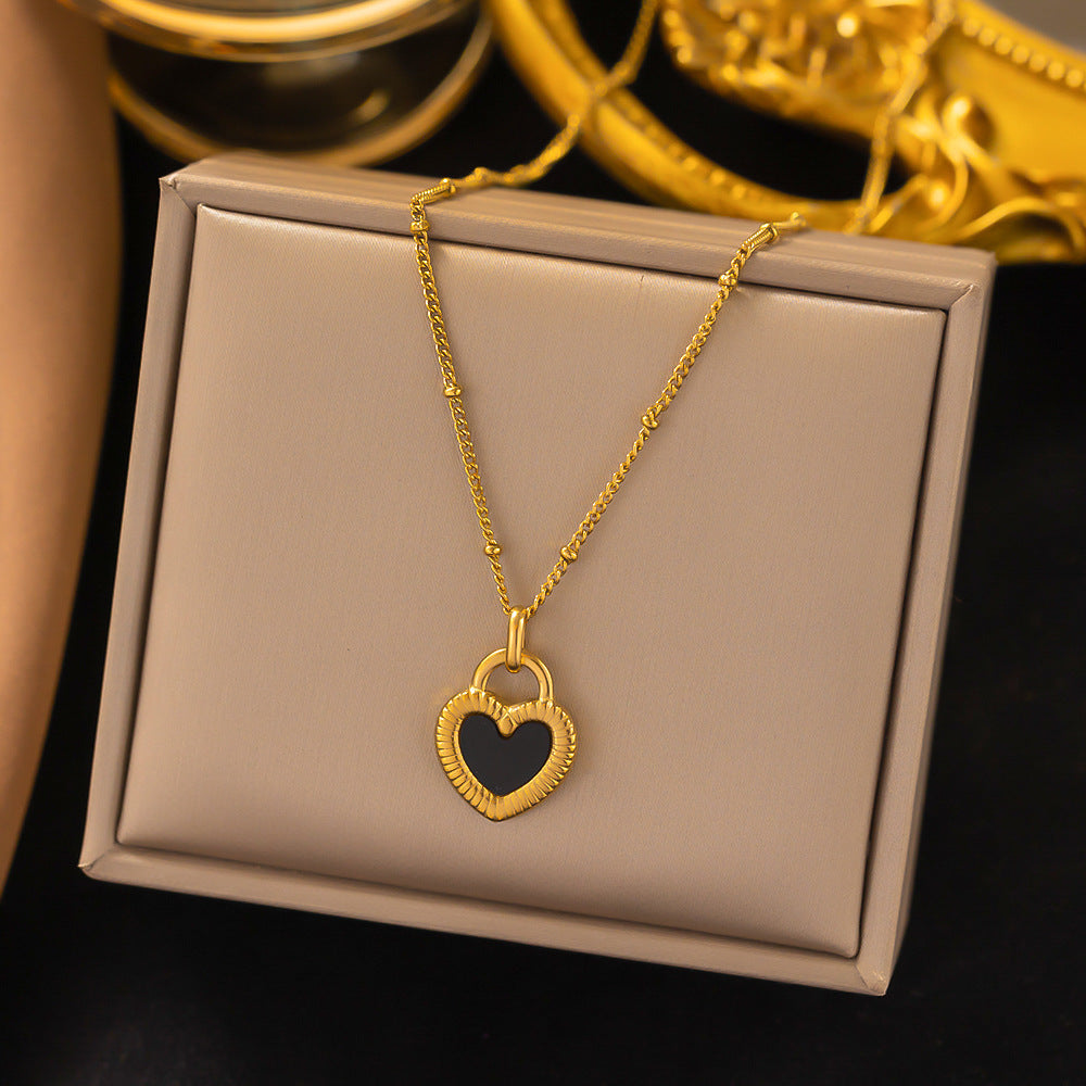 Romantic Gold Heart Necklace