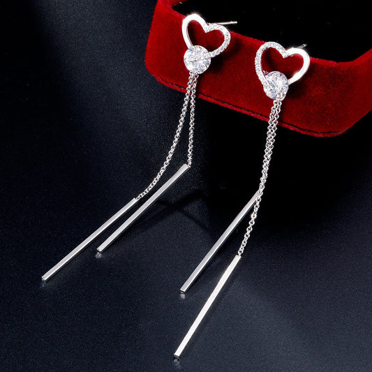 Romantic Heart Drop Earrings