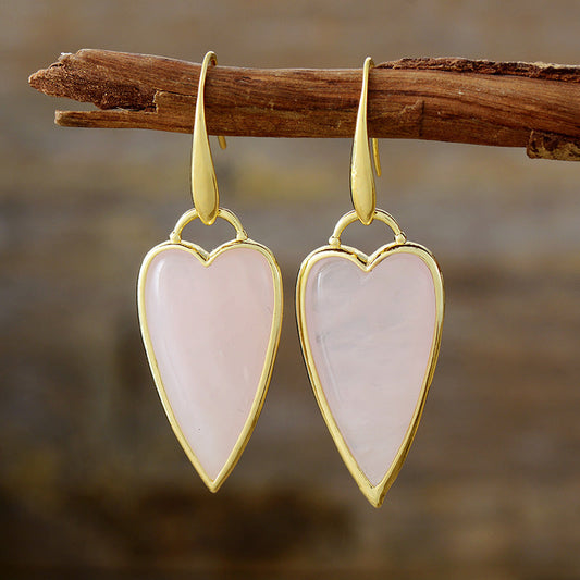 Romantic Rose Quartz Earrings