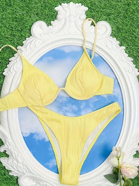 Vintage Inspired Bikini with a Contemporary Edge