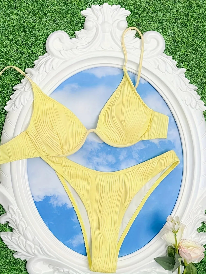 Vintage Inspired Bikini with a Contemporary Edge