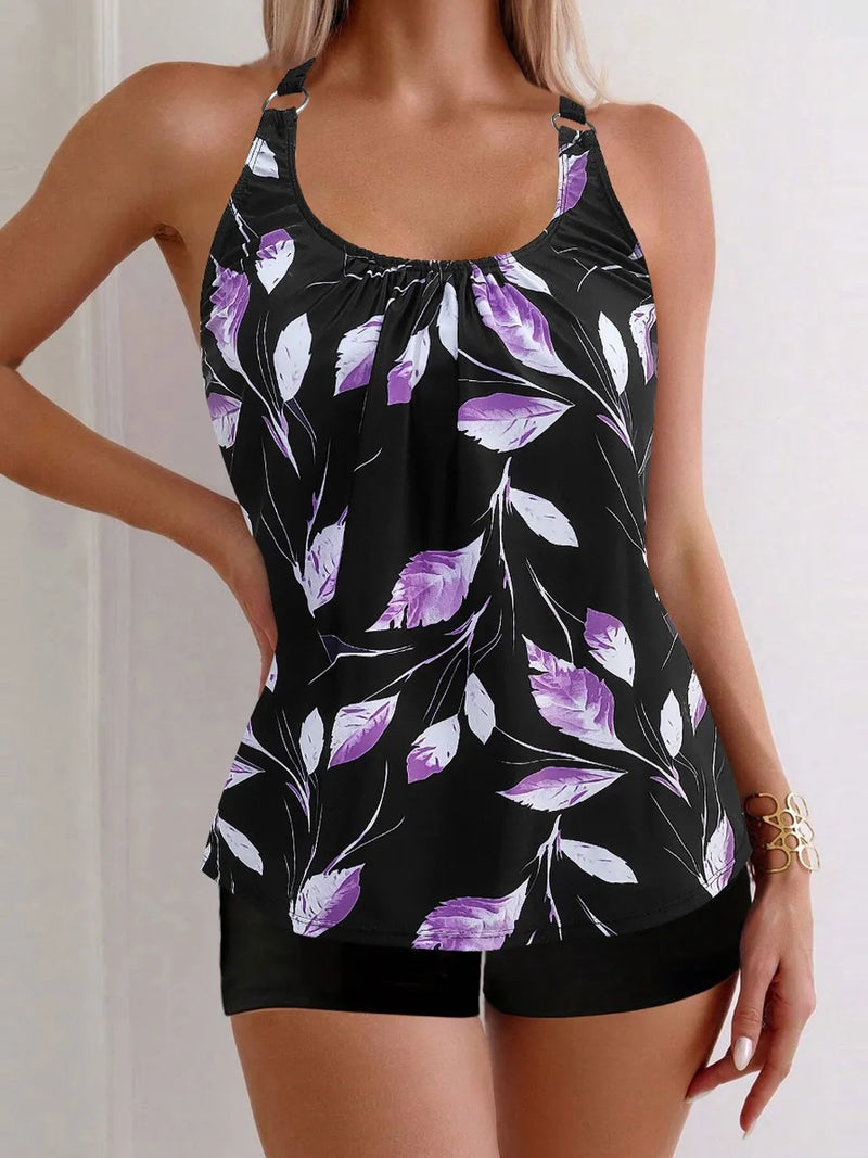 Casually Elegant Swimsuit with a Refined Edge