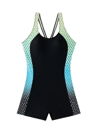 Casually Elegant Swimsuit with a Refined Edge