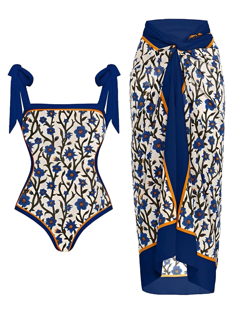 Casually Elegant Swimsuit with a Refined Edge