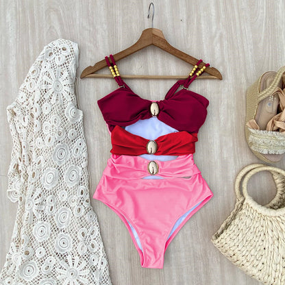 Vintage Inspired Bathing Suit with a Contemporary Edge