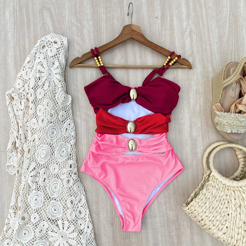 Vintage Inspired Bathing Suit with a Contemporary Edge