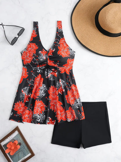 Casually Elegant Swimsuit with a Refined Edge