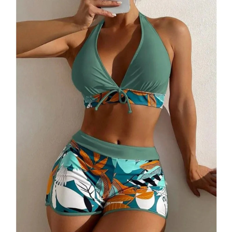 Subtly Elegant Bathing Suit with a Refined Vintage Look